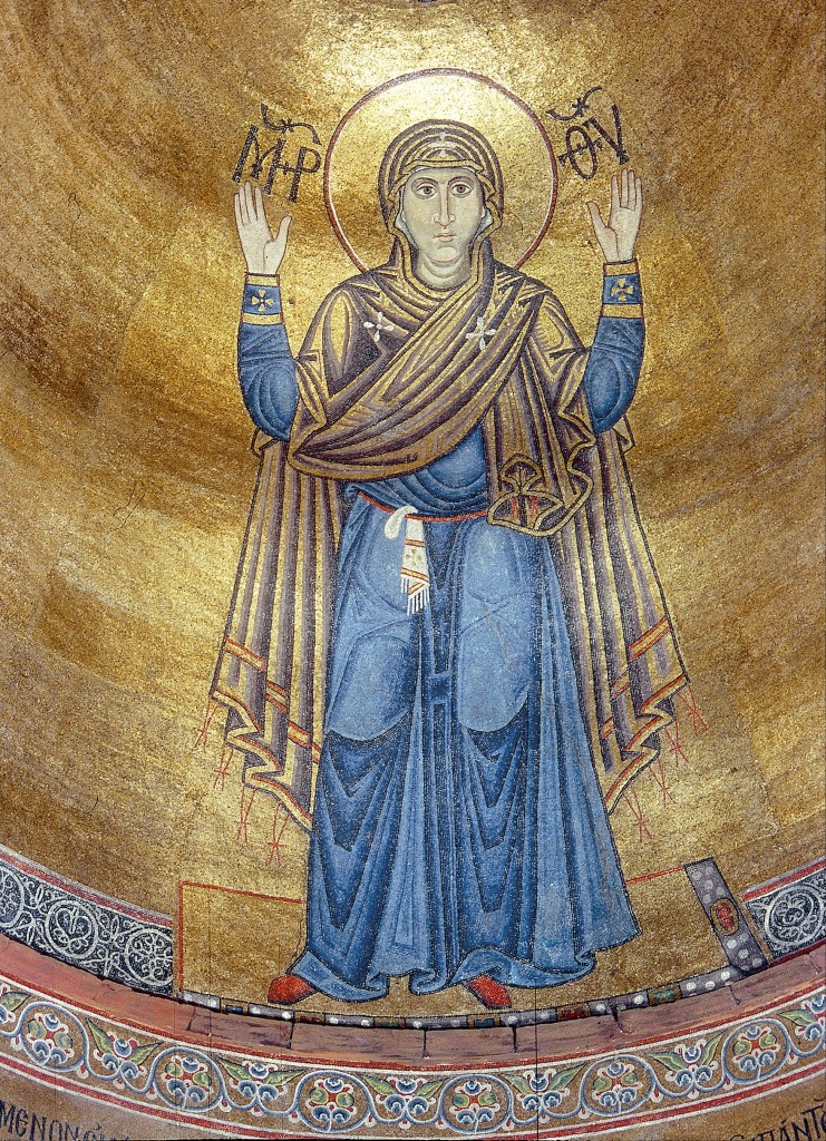 The Virgin Orans, St Sophia's Cathedral - PD-US, via Wikimedia Commons and Google Cultural Institute