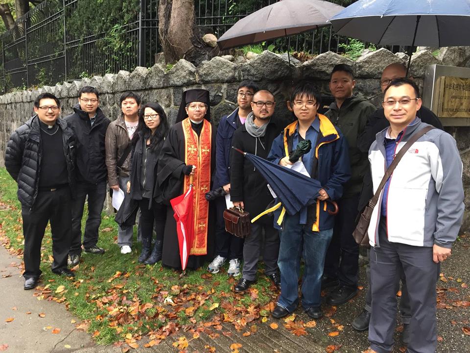 Vancouver Clergy Prayer Meeting for Peace and Democracy for Hong Kong - 2014 Oct 17 - photo by me