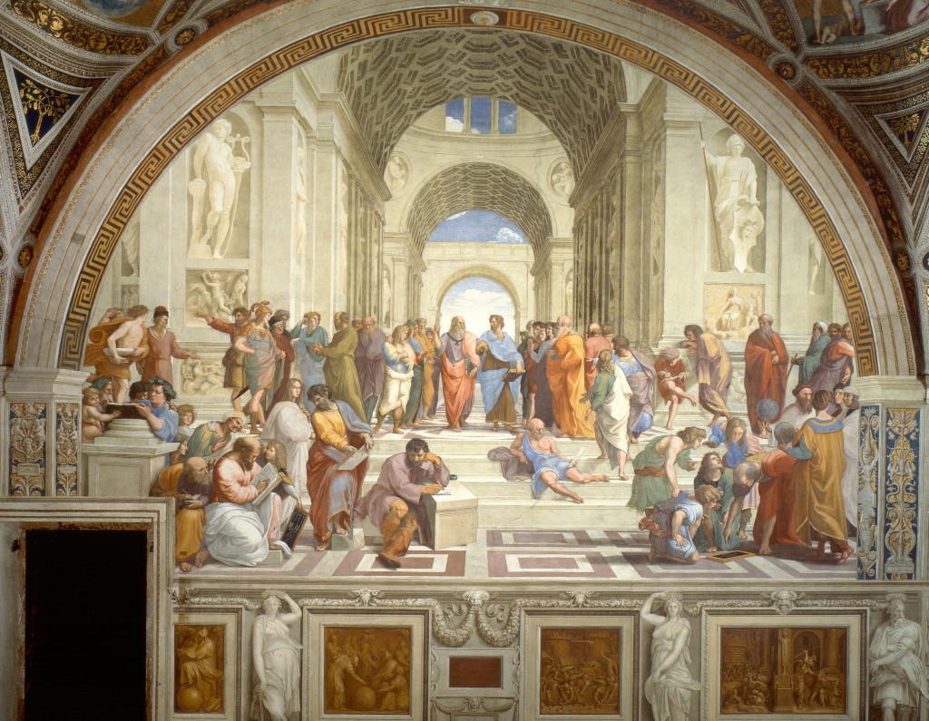 School of Athens, Raphael, 1511 - PD-Art, via Wikimedia Commons