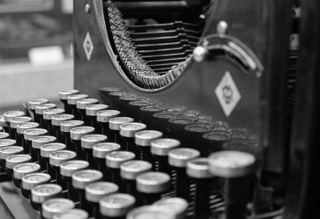 Typewriter - free from Pexels