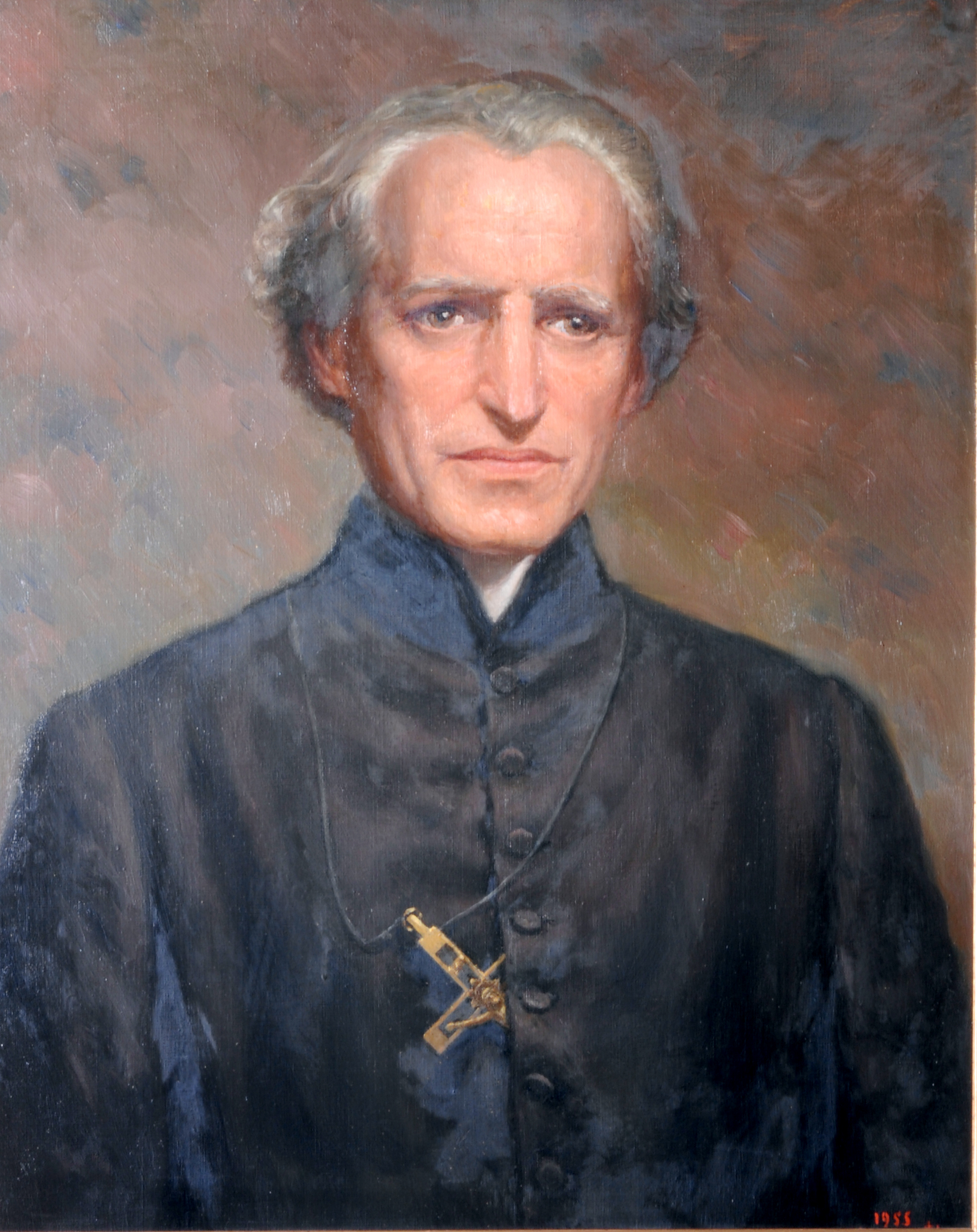 Image of Basil Moreau, C.S.C., founder of the Congregation of Holy Cross - by Congregation of Holy Cross, 6 March 2005 (Official_Moreau_high_density.jpg) (CC BY-SA 3.0 [https://creativecommons.org/licenses/by-sa/3.0/deed.en]), via Wikimedia Commons