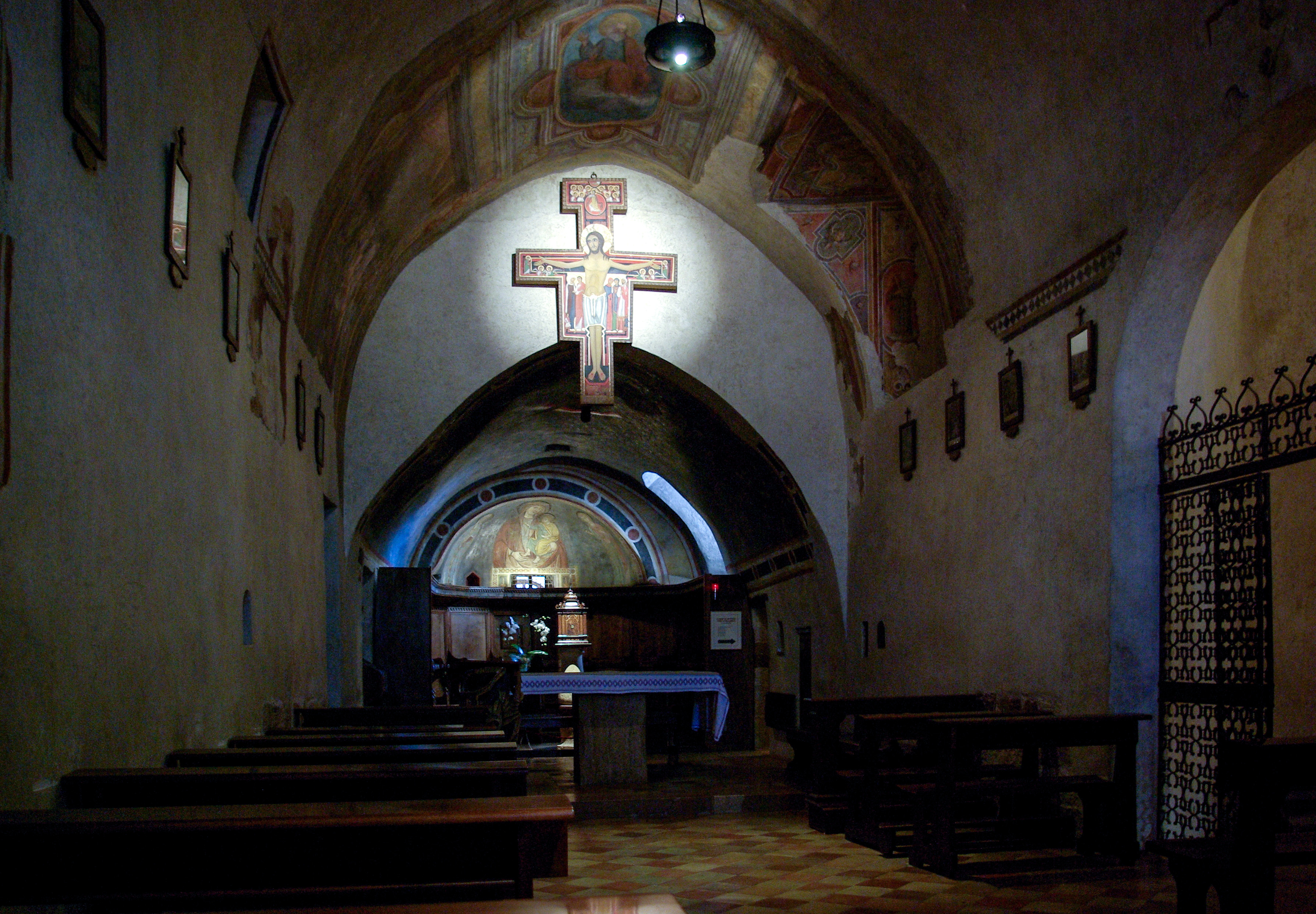 Assisi, San Damiano - Berthold Werner, 8 March 2009 - Public Domain