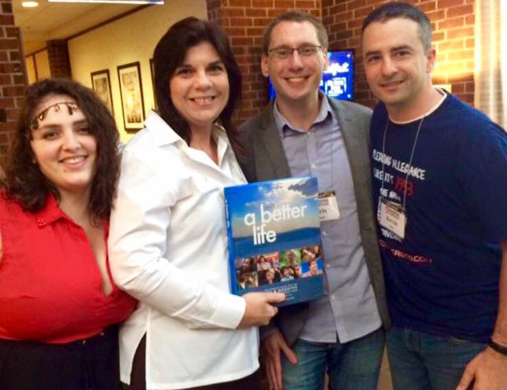 Left to right, Shelley Segal, Teresa MacBain, Chris Johnson, Kevin Davis