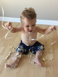 The kid likes to party.