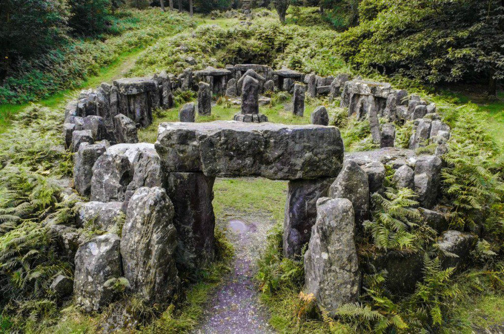 Standing stone circle