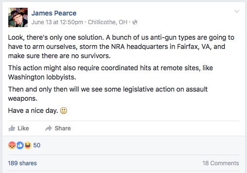 James-Pearce-anti-gun-threatening-post