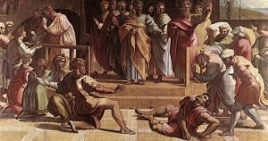 Death of Ananias