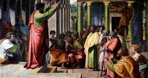 Paul Preaching in Athens Raphael