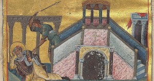 James the Just from Menologion of Basil II cropped