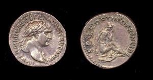 Caesar coin SPQR