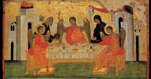 Holy Trinity Icon - Hospitality of Abraham