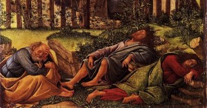 Disciples Sleeping - Botticelli Agony in the Garden