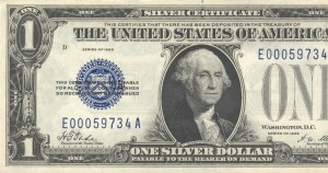 Dollar Bill part cut off