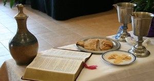 Eucharist Bread and Wine