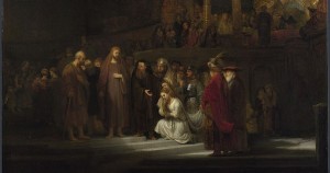 Woman Taken in Adultery - Rembrandt