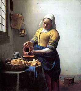 Vermeer woman pouring