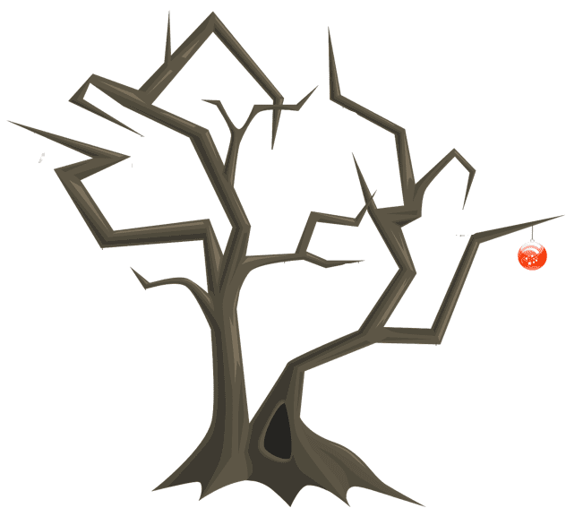 tree and ornament