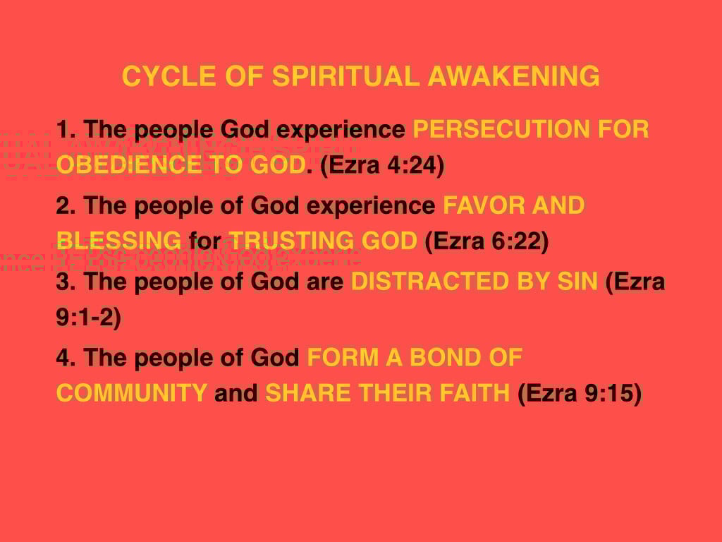Ezra 09 0115 Preparing for Spiritual Awakening PPT (20150816) WFBC SM.005