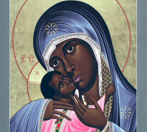 Mother Of God – Mother Of The Streets – Rlmos is a painting by Br Robert Lentz OFM