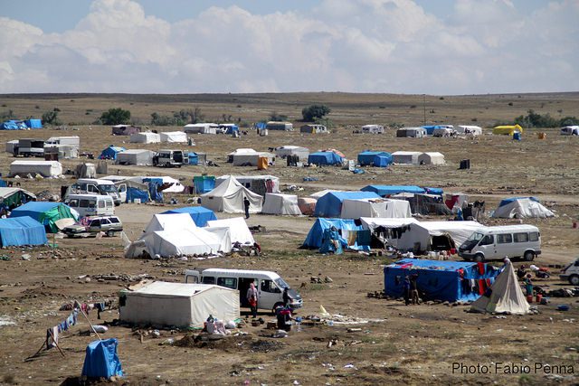 Syrian refugees' camp in Cappadocia, Turkey Syrian refugees went to Cappadoce to work in the 2014 harvest. Photo: Fabio Penna via flickr