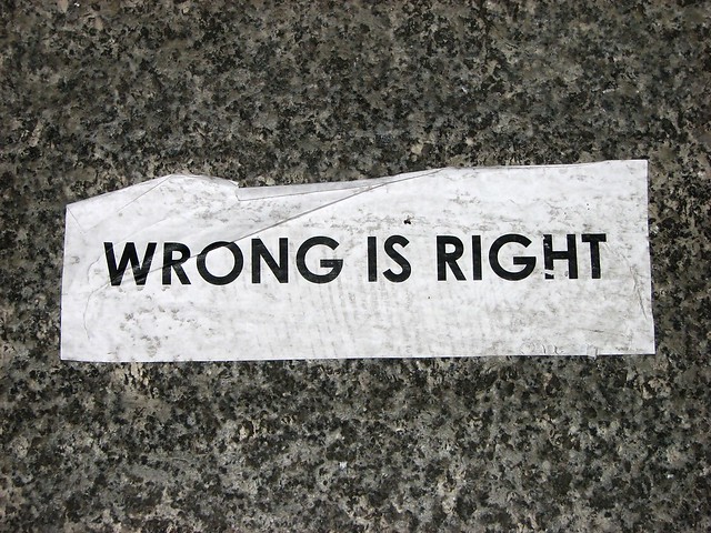 We Want to Be Right