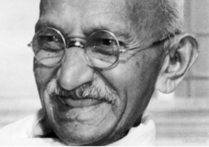 Mahatma Gandhi, close-up portrait
