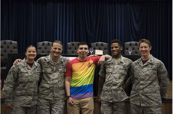 Caption: Photo from Incirlik Air Base Lesbian, Gay, Bisexual and Transgender committee (Courtesy of Airman 1st Class Kristan Campbell) 