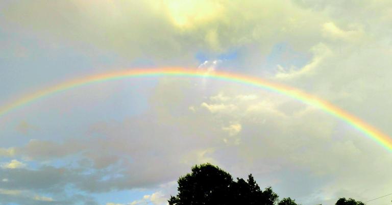 Rainbow. Photo by Leah D. Schade. Pubic Domain.