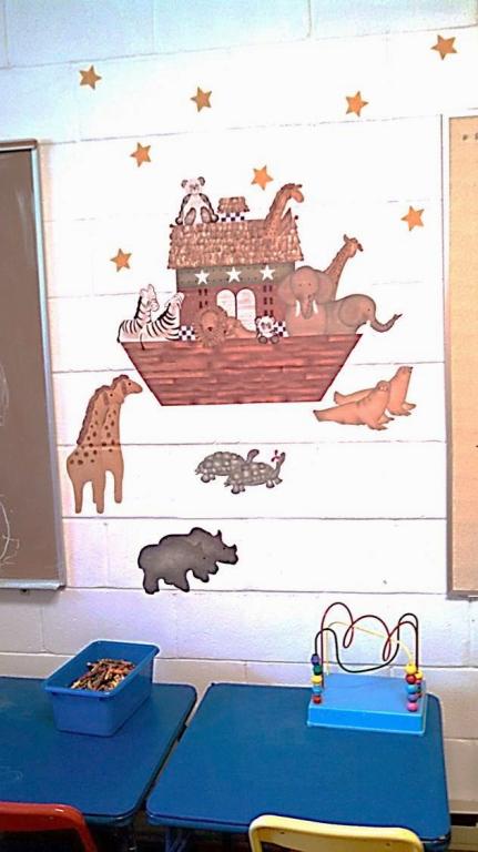 Noah's ark in nursery