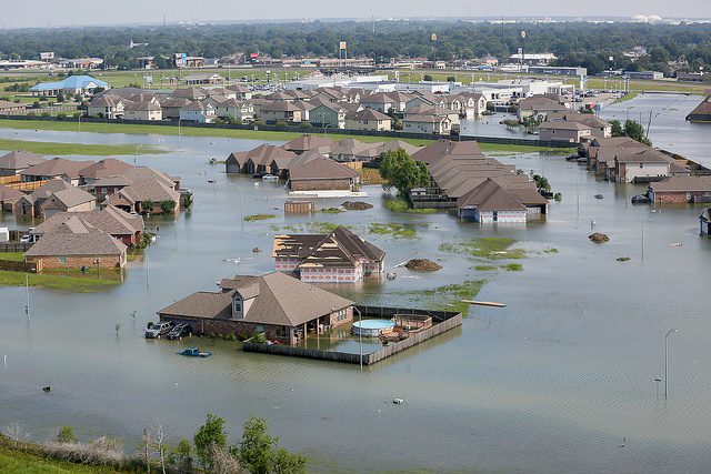 Flooding after Hurricane Harvey in Port Arthur, Texas. (U.S. Air National Guard photo by Staff Sgt. Daniel J. Martinez). Public domain.