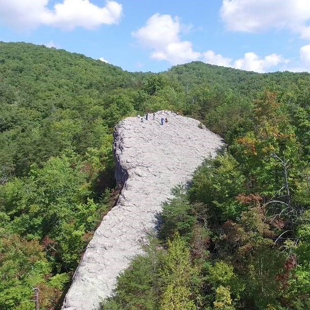 Knobby Rock at Pine Mountain, Ky. Photo credit: Bill Lancaster. Used with permission.