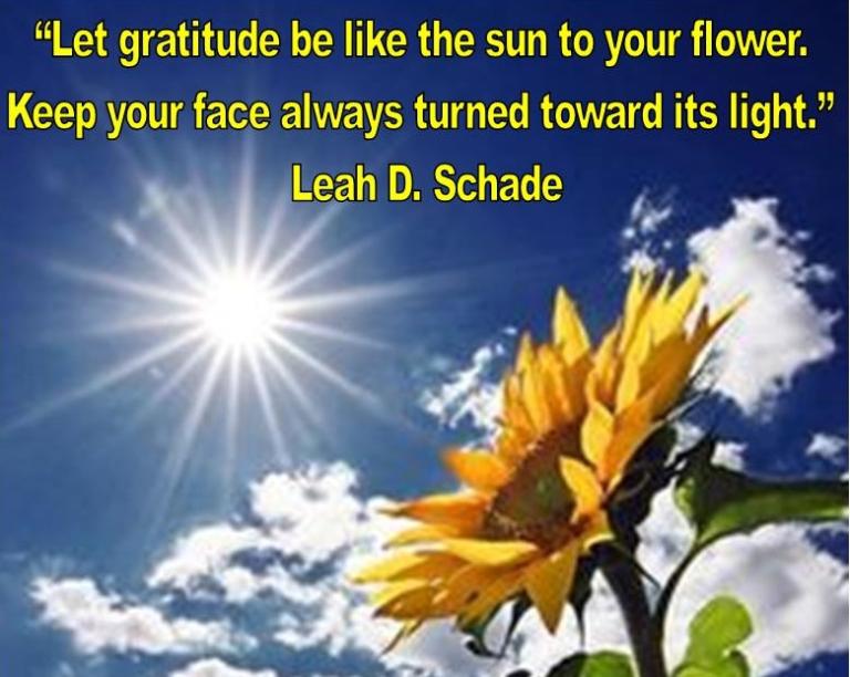 Gratitude. Image created by Leah D. Schade. All rights reserved.