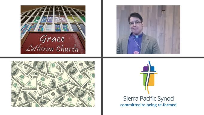 Grace Lutheran Church, Megan Rohrer, money, Sierra Pacific Synod