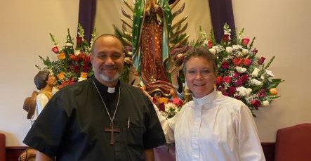 Rev. Nelson Rabell and Rev. Dr. Leah Schade, Iglesia Luterana Santa Maria Peregrina, Dec. 11, 2022