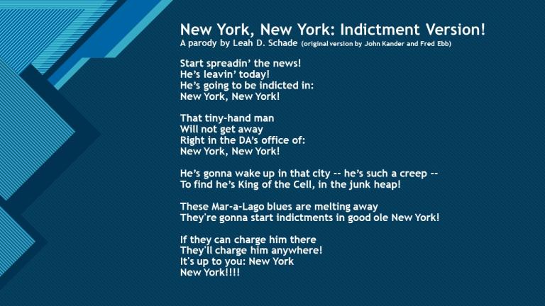 New York, New York - Indictment Version