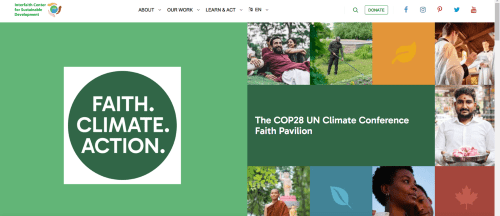 COP28 UN Climate Conference Faith Pavilion