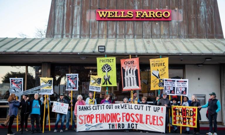 Third Act action against banks that finance fossil fuels