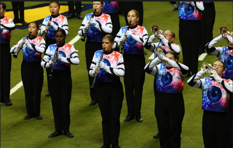 Sentience, Lafayette High School Marching Band, 2025, photo courtesy of the Media Crew
