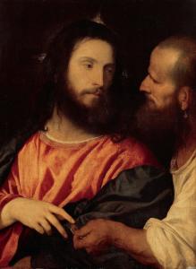 Titian, The Tribute Money, 1516, Render Unto Caesar