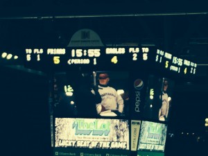 Me on the Jumbotron
