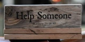 help someone