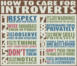 how to care for introverts