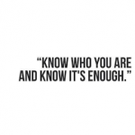 know who you are