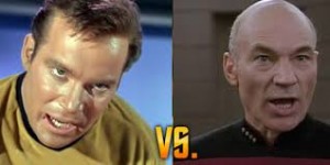 Kirk and Picard