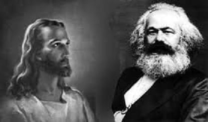 Entre comunistas te veas Jesus-and-Karl