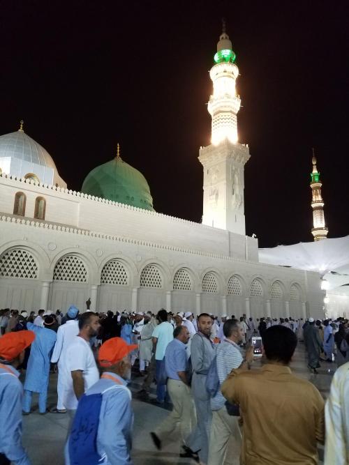 Prophet's Mosque green dome