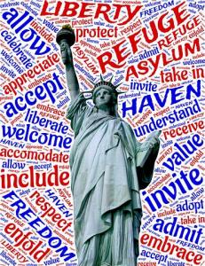 post 42 Trump unchristian statue liberty