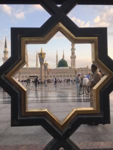 The Prophet's Mosque (Al-Masjid an-Nabawī) in Medina, Saudi Arabia