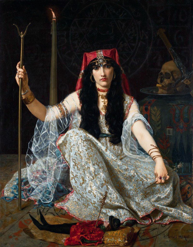 The Sorceress, by Georges Merle, Wikimedia Commons