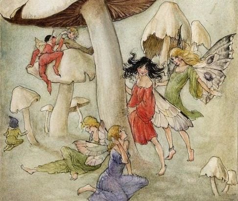 Fairy revels, Florence Mary Anderson. Public Domain.